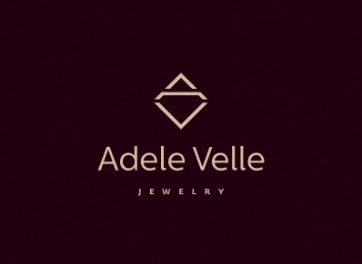 珠宝首饰logo设计：阿黛尔Velle珠宝logo设计